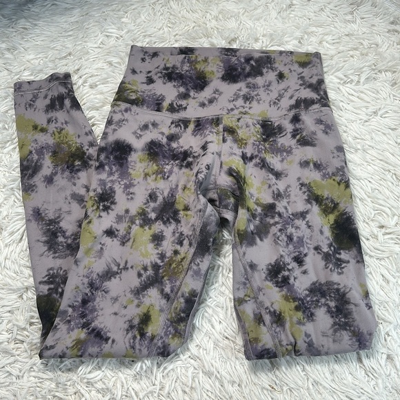 lululemon athletica Pants - Lululemon Align High-Rise Pant 28" Radial Tie Dye Mauve Grey Multi